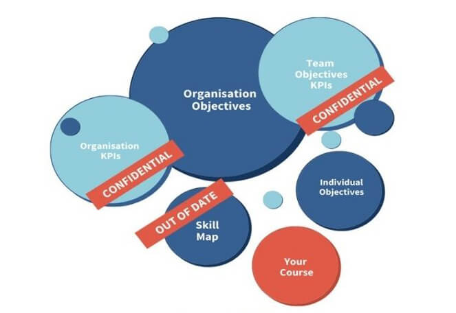 Structured flow of professional development reality